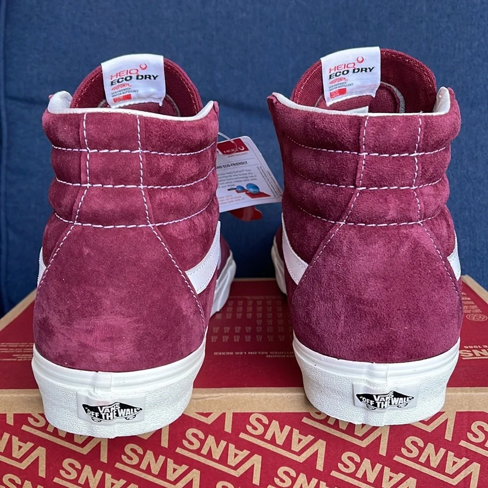 Vans Sk8-Hi Pig Suede Pomegranate / Snow White WMNS - Picture 14 of 16